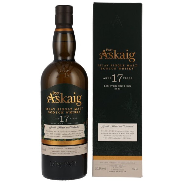 Port Askaig 17 y.o. Islay Single Malt Scotch Whisky 17 y American Oak Casks 50,5% vol.