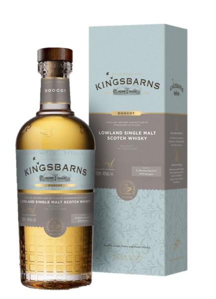 Kingsbarns „DOOCOT“, unchill-filtered, natural colour, 46 %vol. 90% bourbon 10% STR