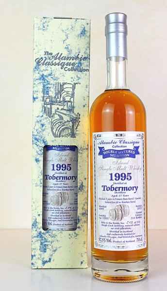ALAMBIC CLASSIQUE Tobermory „Enmore Rum Barrel“ 57,5 %Vol1995 27y
