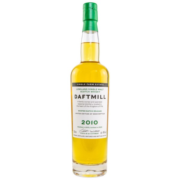 Daftmill Winter Batch 2010 2023 First Fill Bourbon Barrels 6.550 bottles 46% vol.