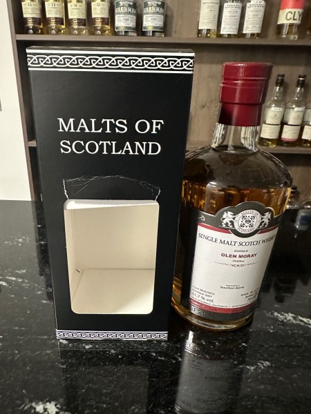 Malts of Scotland Glen Moray 2007 Bourbon Barrel- 51.7 %Vol- 207 Bottles - 2007 - 2023