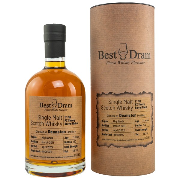Best Dram Deanston 2011/2022 11 y PX Barrel #800035 58,3 %Vol