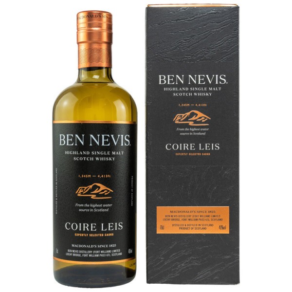 Ben Nevis Coire Leis 46 %Vol First Fill Bourbon Casks