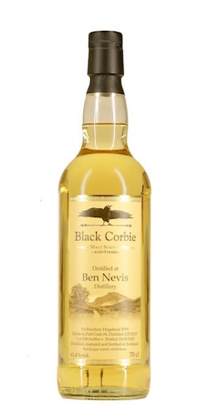 Black Corbie - single cask bottlings Ben Nevis 2015 port cask finish 5y 61,4 %Vol