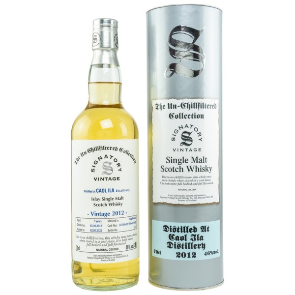 Caol Ila 2012/2022 Peated Un-Chillfiltered Collection Signatory 9 y. 46%Vol