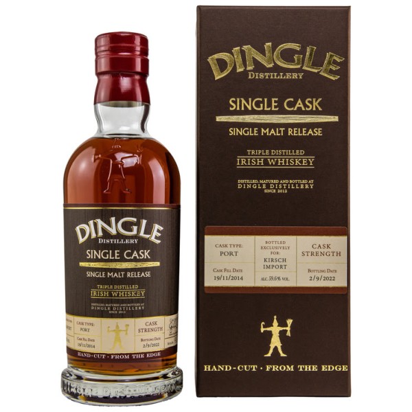 Dingle Distillery 2014/2022 Single Cask Triple Distilled Irish Whiskey 7y 59,6% Port Cask