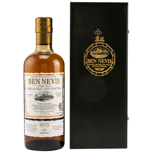 Ben Nevis 1975/2014 - 38 y #941 Exclusiv for Kirsch Whisky 53,8 %Vol Bourbon Hogshead
